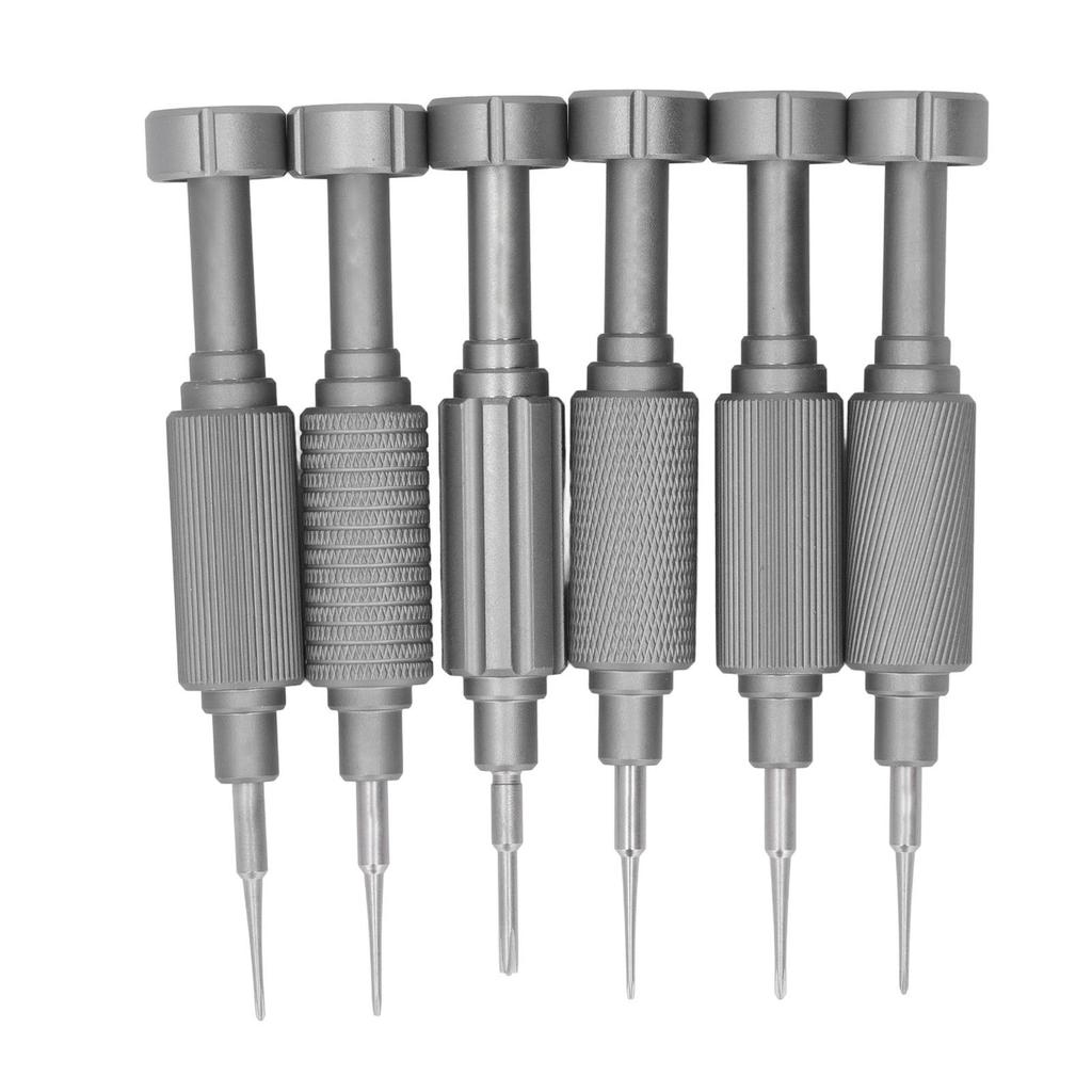 Juego de 6 Destornilladores para Teléfono Fuerte Resistente al Desgaste 0.6 0.8 T2 1.2 1.5 2.5 Kit de Destornilladores Magnéticos