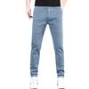 Men's Stretchy, Quick-drying Athletic Pants With Drawstring Waist, Casual Long Trousers, And Six Pocket Design, Suitable For Hiking.