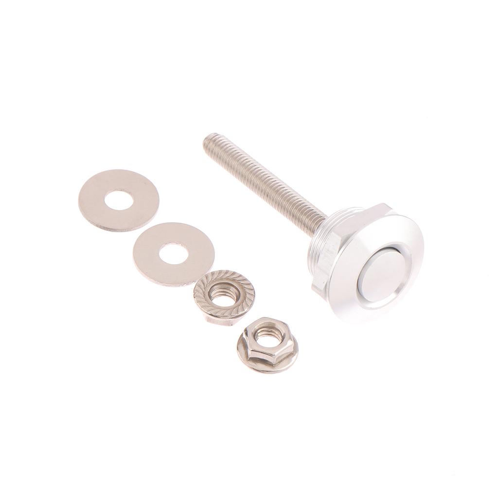 1Pcs 30/32Mm Car Push Button Bonnet Hood Pin Quick Release Latch Lock Clip Kit Aluminum Engine Exterior Parts Universal