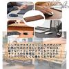 S.fields.inc Wooden Wrist Rest for Mouse, Keyboard, and PC (Dark Brown)