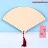 Ancient Style DIY Round Fan: Lacquered Surface with Thick Xuan Paper for Calligraphy and Hand-Painting