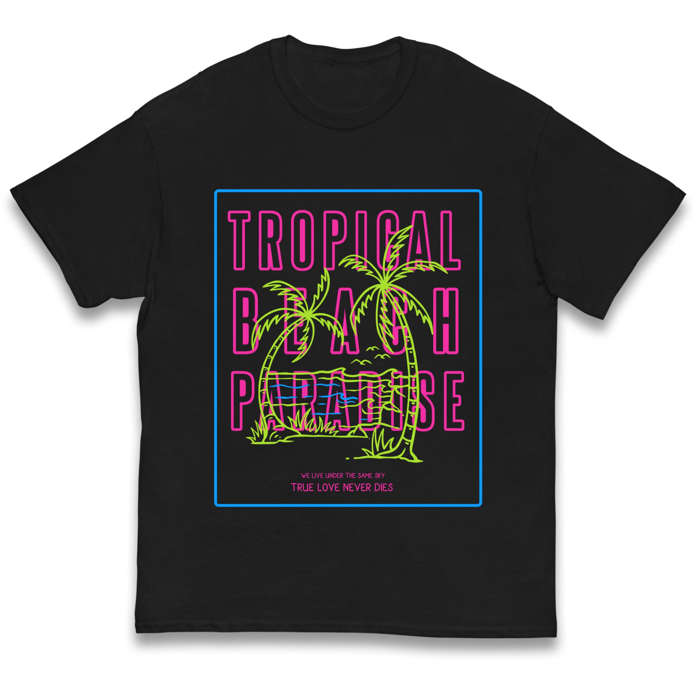 Tropical Beach Paradise Kids T-Shirt 120