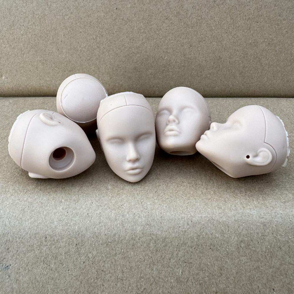Vintage 1/6 Scale PP Face Mold Doll Bald Head for Fashion Doll Makeup Practice DIY Toy Parts Ideal Girls Birthday Gift