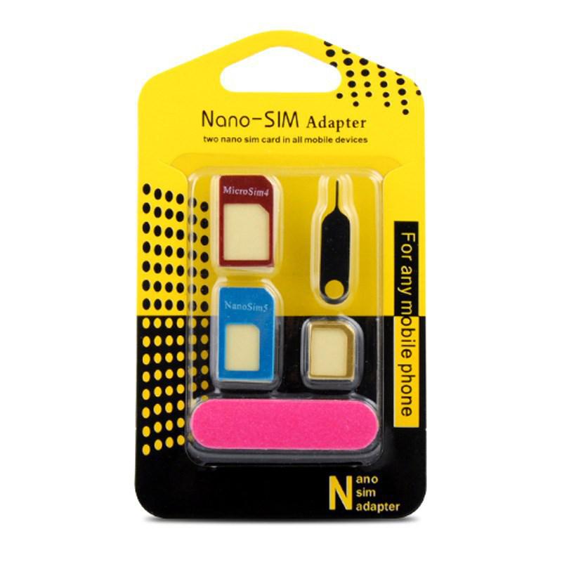 Aluminum Alloy SIM Card Tray Adapter Set: Convert Small To Large Card