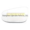 Rearview Mirror Lens White for 09-12 Volkswagen Golf 6 MK6 (Part #5K0857521)