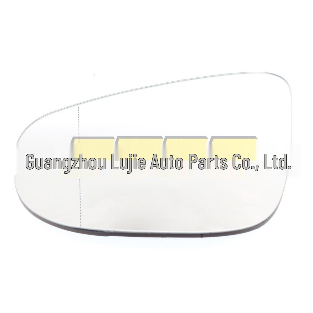 Rearview Mirror Lens White for 09-12 Volkswagen Golf 6 MK6 (Part #5K0857521)