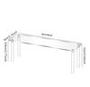 Vertical Acrylic Display Stand Ladder Storage Shelf for Bubble Mart Dolls,Labubu Collectibles,Figures,Perfume,Cosmetics,Cupcake