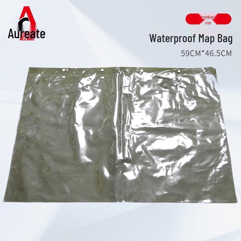 Aoride Waterproof Transparent Map  Document Pouch