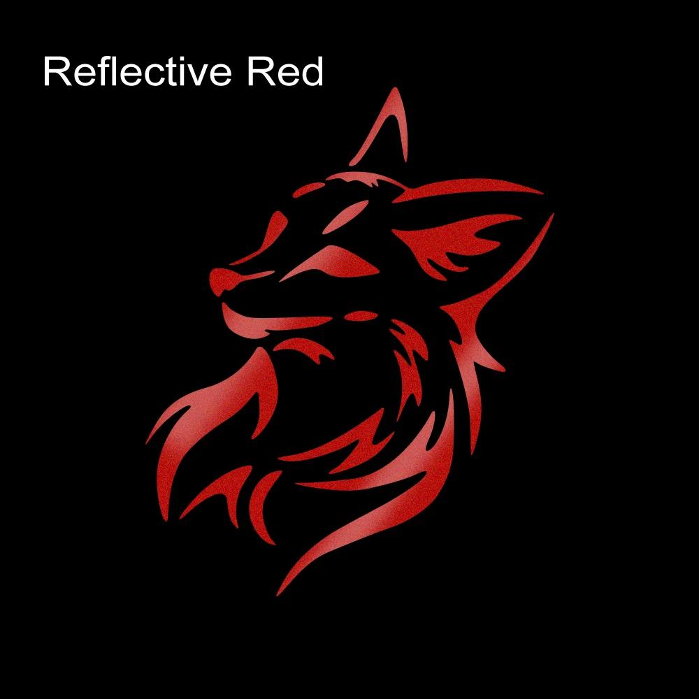 

Fox Head Decals Car Window Creative Decor Wildlife Reflective Sticker Truck Laptop Camper Bumper Vinyl Graphics Accessories 1 Piece