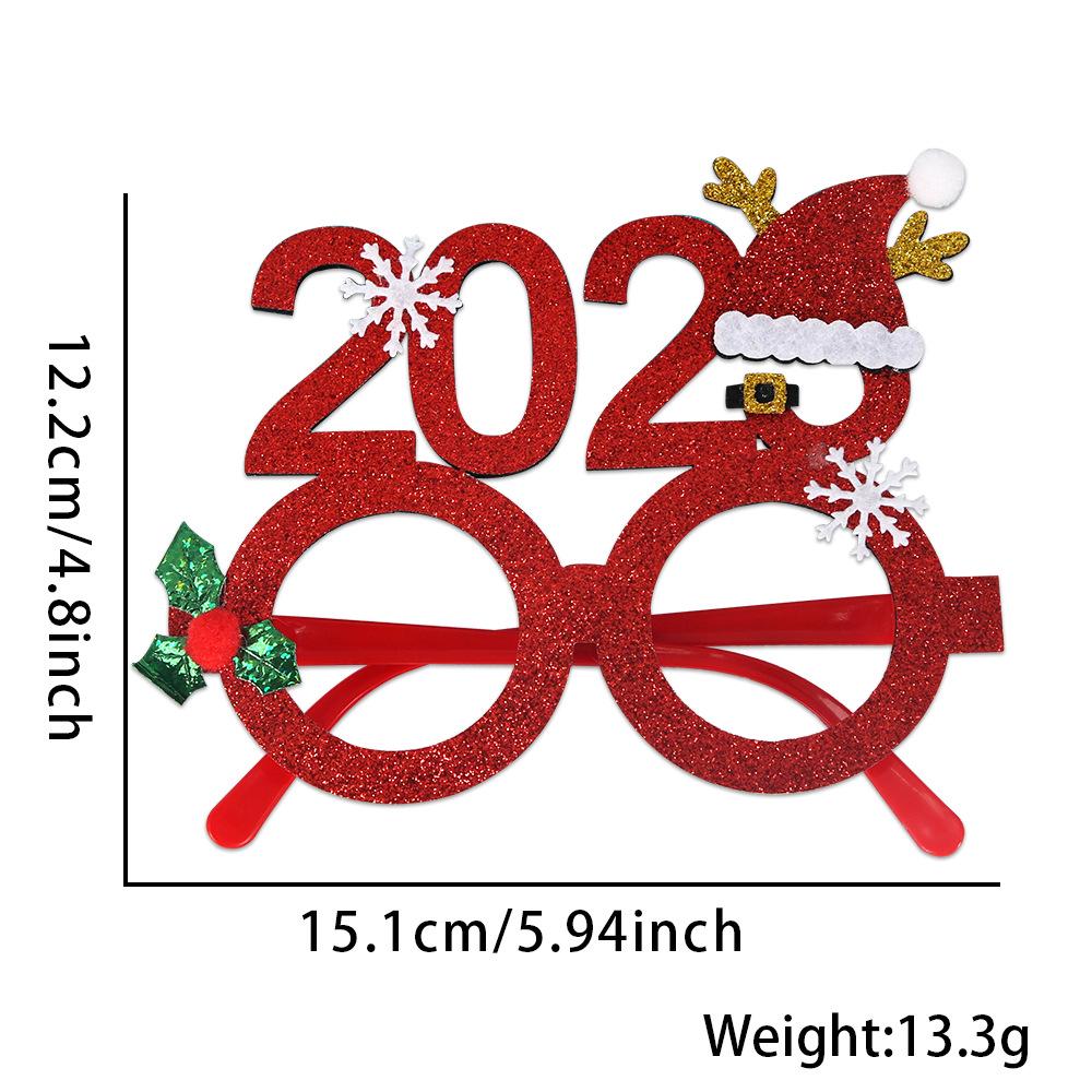 Christmas Party Eyeglass Frames: Santa, Snowman & Antler Designs for Kids