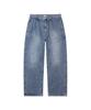 MANNERGRAM Formal Denim Pants Relaxed Fit_Fit5 Medium Blue