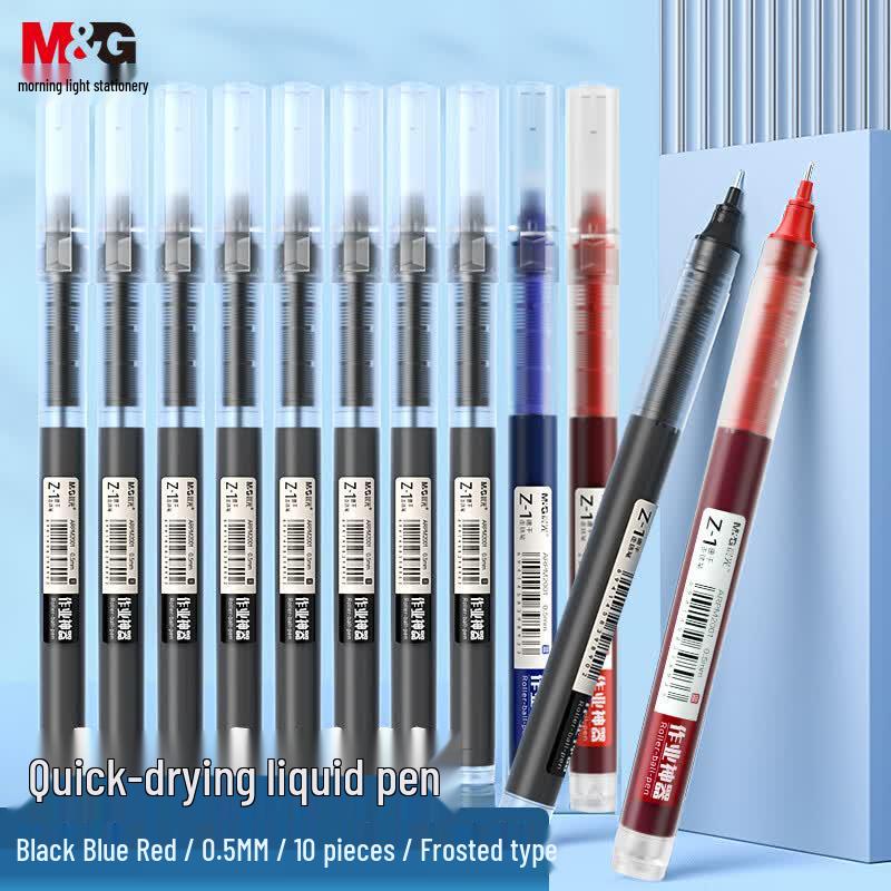 M&G Direct Liquid Quick-Dry Rollerball Pen 0.5mm Full Needle Tip