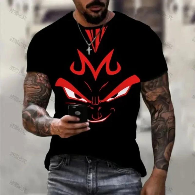 ETST33 Dragon Ball Z Kinder T-shirt Tops Vegeta Heren Essentials Hip Hop Goku Mode Harajuku Stijl Korte Mouw T-shirts Nieuwe Anime XL