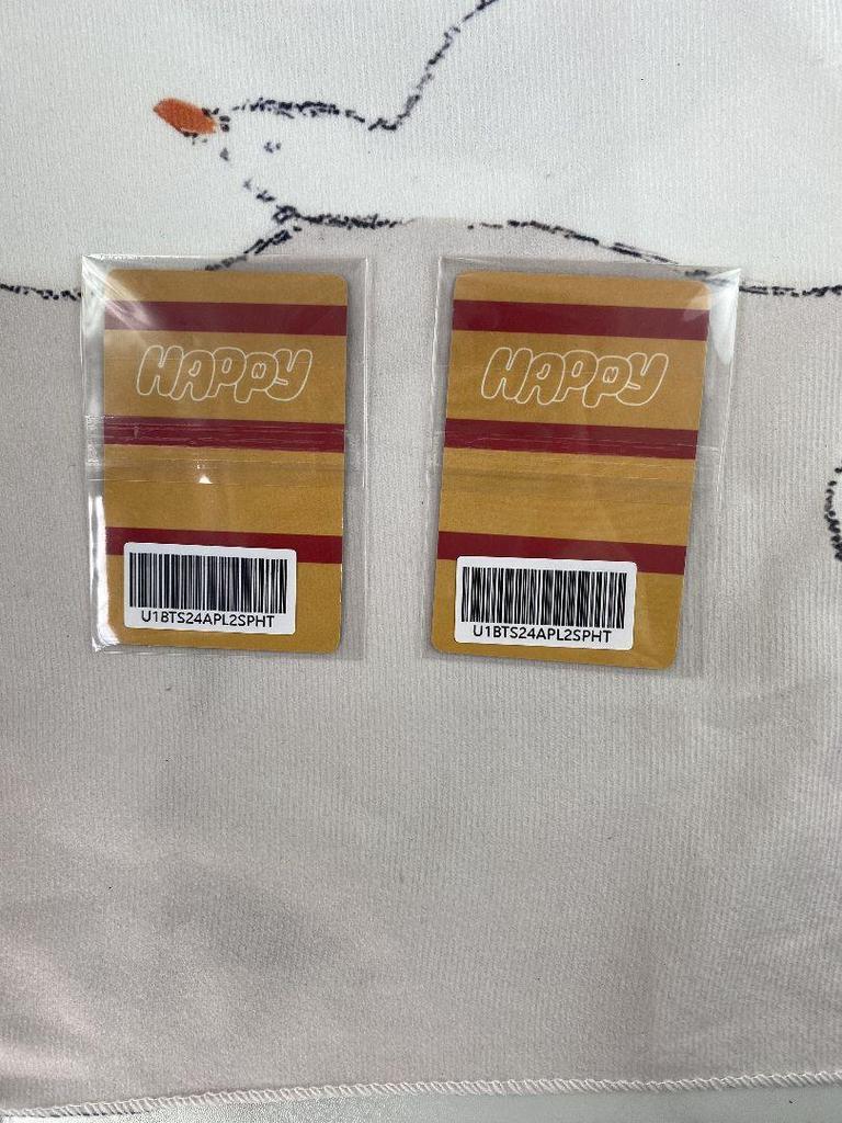 [USED] JIN 'HAPPY' Showcase Live Trading Card Set