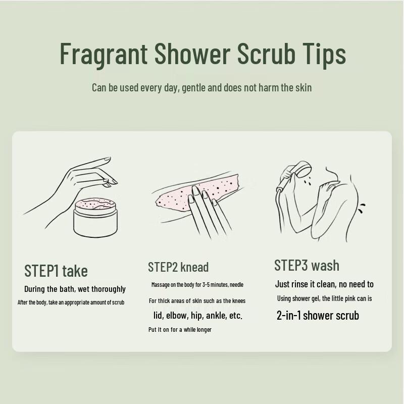 Little Dream Garden Ice Cream Smooth Scented Body Scrub