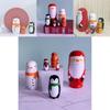 Wooden Christmas Santa Claus Nesting Dolls 6 Layers Of Handmade Home Decor And Gifts