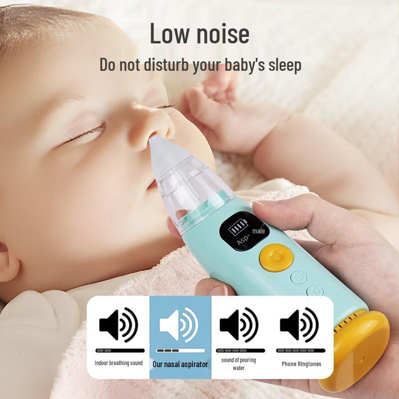 Aspirador Nasal Eléctrico Antireflujo para Bebés para Congestión y Limpieza de Moco