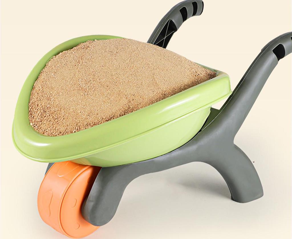 Kids' Beach Sand Toy Set: Car, Shovel, Hourglass, Bucket & More