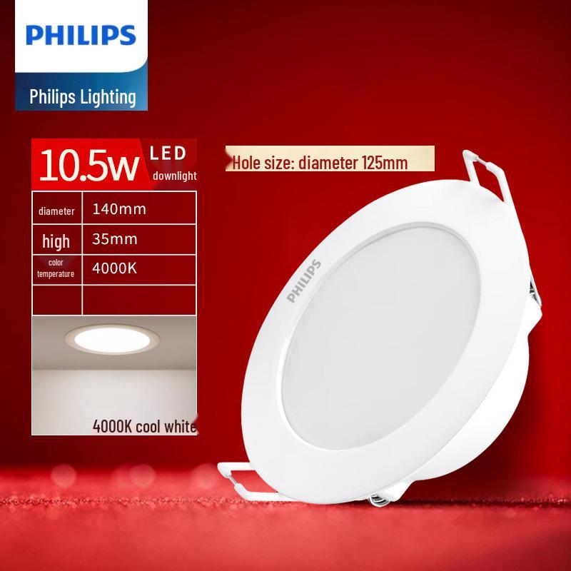 Philips LED Recessed Downlight for Living Room Ceiling, 2.5" - 8"