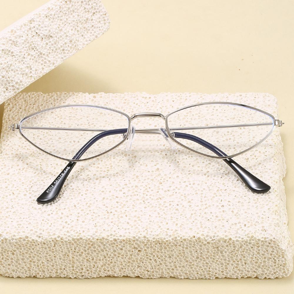 Cat Eye Sunglasses Women Vintage Korean Fashion Sunglasses for Men Female Model Show Performance Sun Glasses