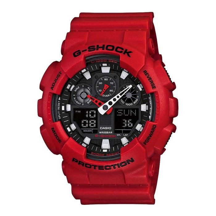[Casio] G-Shock GA-100B-4AJF Men s Watch, Red
