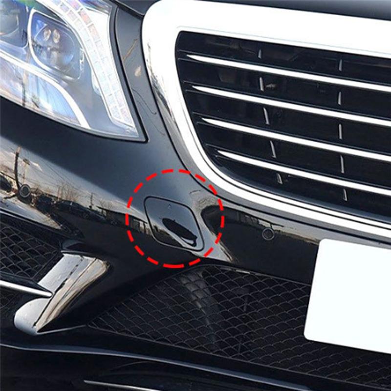 Car Front Bumper Tow Hook Cover Painted 2228850023 For Mercedes Benz W222 2014-2017 Trailer Cover