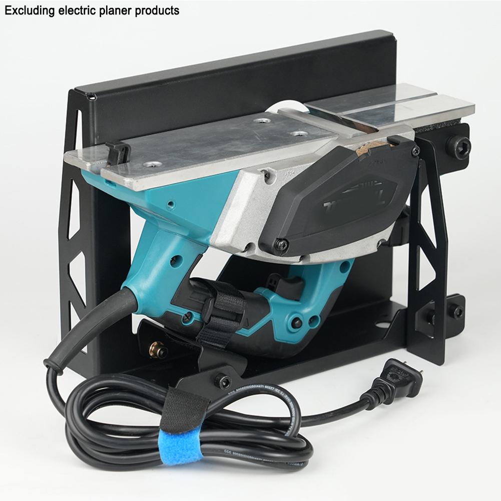 Flip Planer Stand Electric Planer Inverted Bracket Woodworking Planing Support Practical Household Flip Mount Tool Rack
