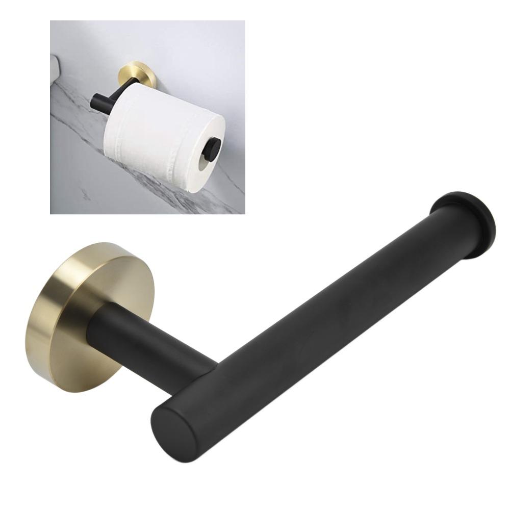 304 Stainless Steel Tissue Roll Holder Wall-Mounted Paper Towel Holder Home Use