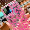 Rose Leopard Transparent Pattern Phone Case For iPhone 11 12 13 14 15 16 Pro Max XR X XS Mini 8 7 Plus SE Shockproof Fundas