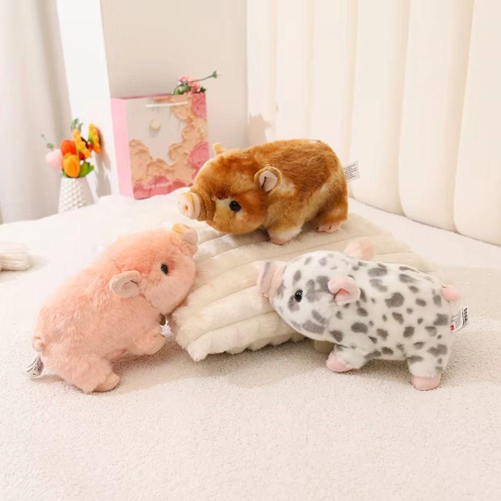 Fluffy Anime Pig Toy Simulation Stuffed Animals Plush Kawaii Piggy Plush Toy  Girlfriend Gift