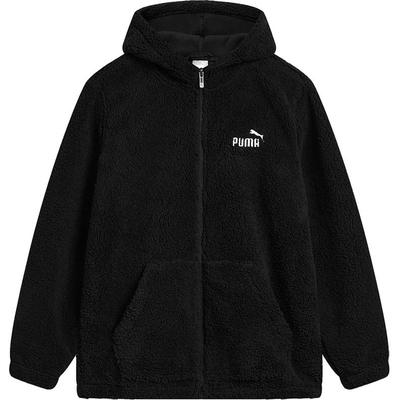 Puma Kapuzen-Bequeme Warme Fleecejacke Unisex-Jacke Schwarz 679663-01