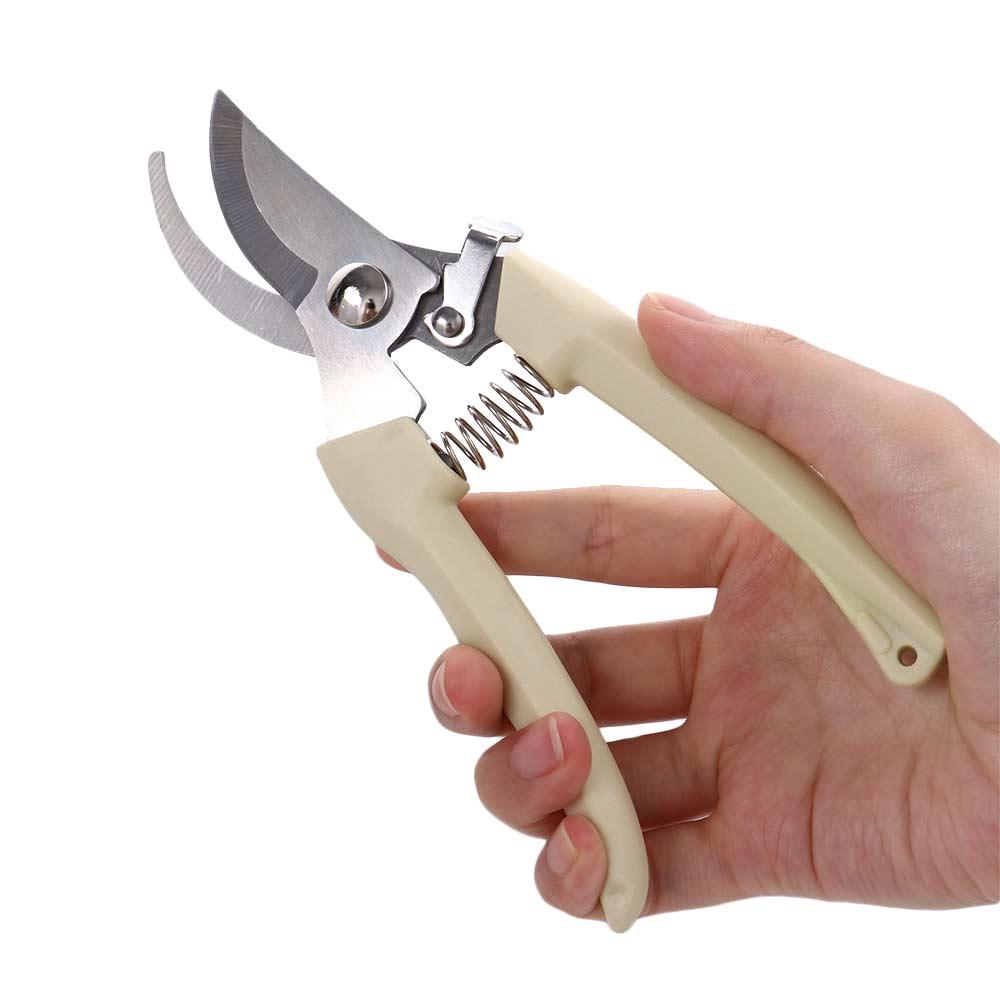 Sharp Stainless Steel Straight/Bent Head Pruning Shears Garden Supplies Branch Shears Grafting Tool