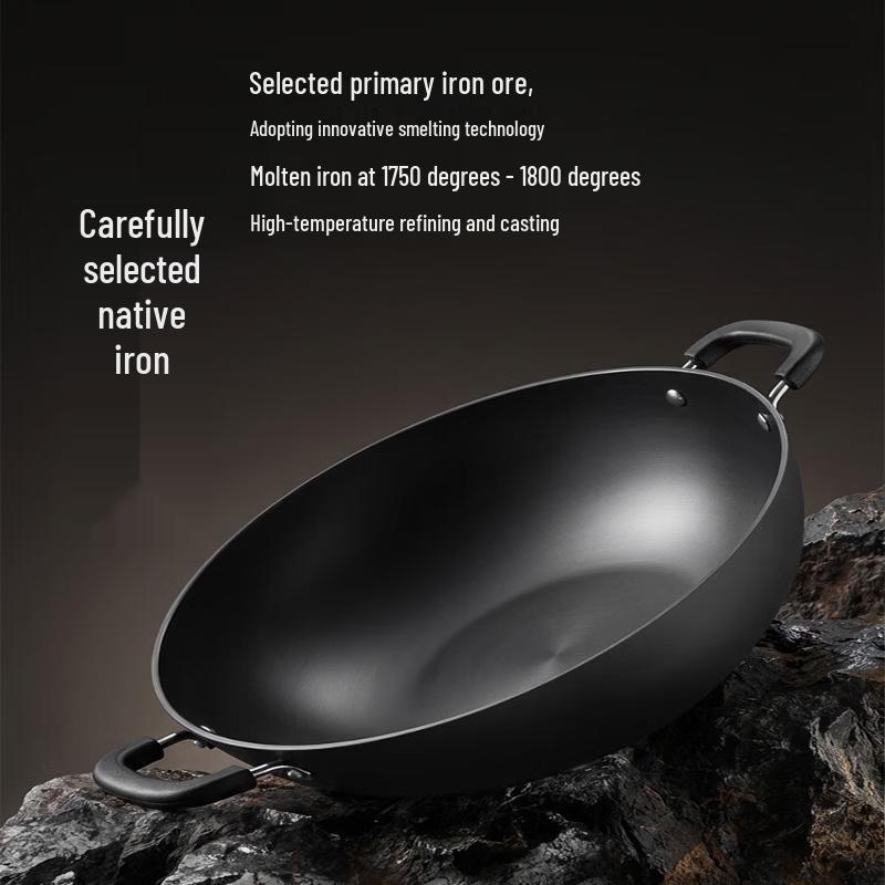 Cooker King Cast Iron Wok 40cm