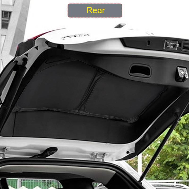 Car Black Window Privacy Sunshade For JEEP CHEROKEE 2016-Present Auto Anti-UV Heat Insulation Protect Cover Interior Accessory