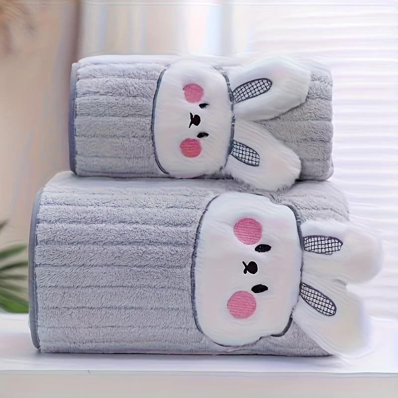 Cartoon Rabbit Towel Quick-Drying Absorbent Bath Towel