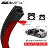 SEAMETAL Car Door Rubber Seal Strip Double-Layer Weather Strip Auto Door/Hood/Trunk Styling Protector Anti Scratch Sealing Strip Interior Mirrors 6