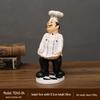 European Chef Figurine - Decorative Ornament for Home, Cafe, Cake Shop, or Living Room