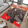 1pc Sons of Anarchy Themed Office Carpet Chair Mats - Durable Polyester Rug for Home Theater, Office, Dorm Room Decor - tA98