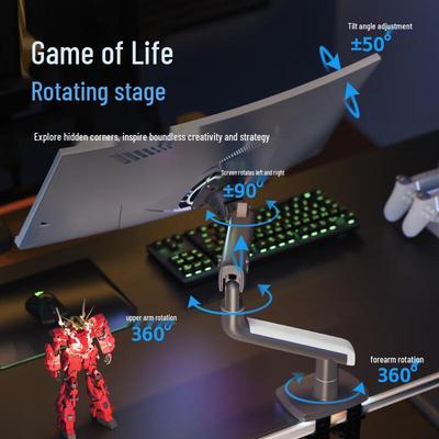 NB RGB Gaming Monitor Arm, 32-60 Inch, Heavy-Duty 20KG Capacity, Models S7/S8/S9