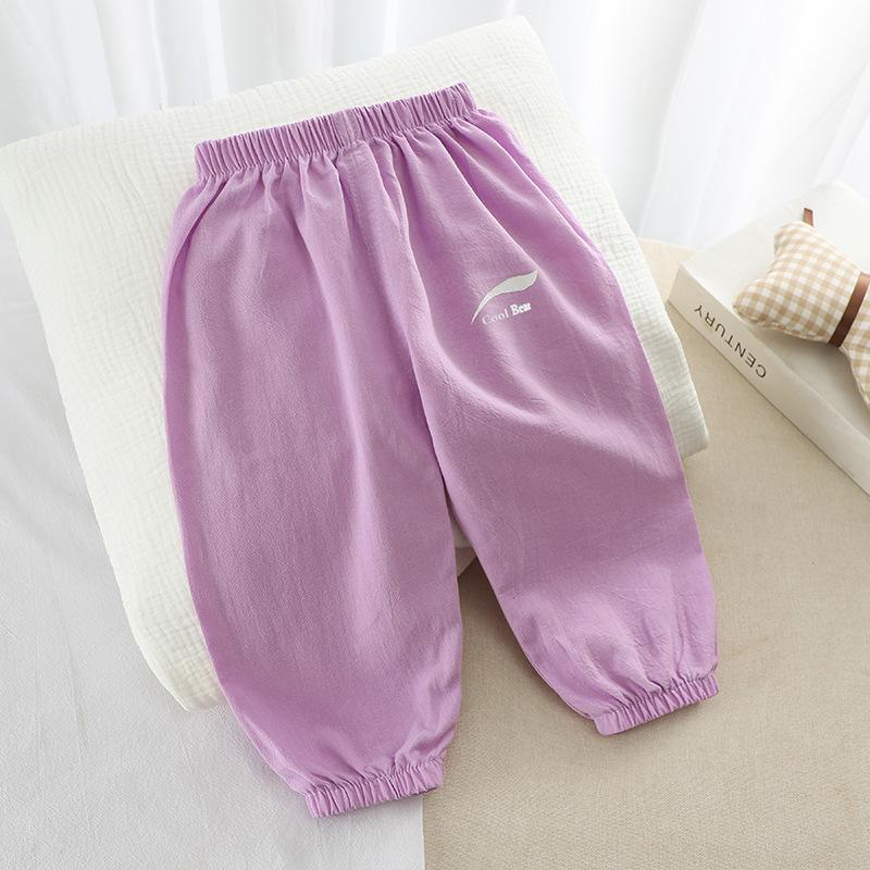 

New Children s Anti-mosquito Pants Summer Baby Baby Lantern Pants Boys and Girls Outside Anti-mosquito Pants 80