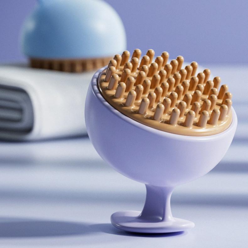 Body and Meridian Brushing Slimming Waist Abdomen Big Legs Shaping Silicone Brushing Five Elements Whole Body Universal Massage Brush