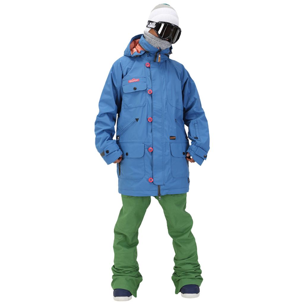 SUGAPOINT Men'S Snowboard/Ski Slim Fit Pants With Gore-Tex Function And Waterproof Seam Taping Jerome P