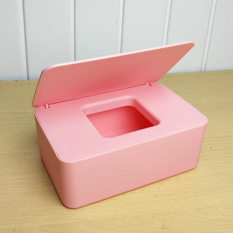 Household Desktop Baby Wet Wipes Storage Box with Sealed Cover