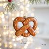 Creative Christmas Cookie Cake Old Man Ice Cream Cone Chef Old Man Donut Gingerbread Man Pendant for Christmas Tree Decoration