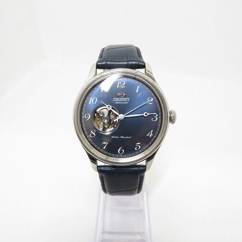 Used [Seto Ohashi Store] Used ORIENT | Orient Watch Analog Automatic Winding Classic Bambino Open Heart RA-AG0005L30B Navy [131]