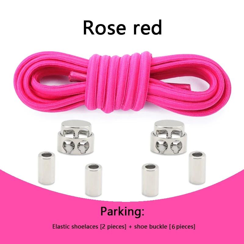 No Tie Shoelaces Tieless Elastic Shoe Laces Round Shoelace Sneakers for Kids and Adult with Strong Lock and Speed Shoestrings