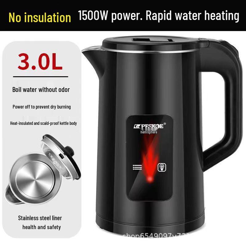 

Fast-Heating Electric Kettle with All-Day Insulation, Anti-Scald Design, Large Capacity, and Auto Power-Off