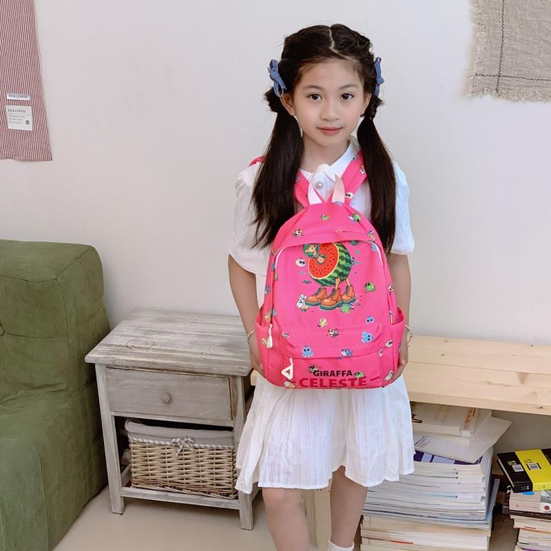 Kindergarten Middle And Older Children'S Baby Schoolbag Cute Printing Light Travel Boys And Girls Backpack Children'S Backpack