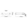 Unisex Vintage Ultralight Photochromic Glasses Luxury Near Sight Eyeglasses Men Women Retro Oval Frame Finished Myopia Glasses