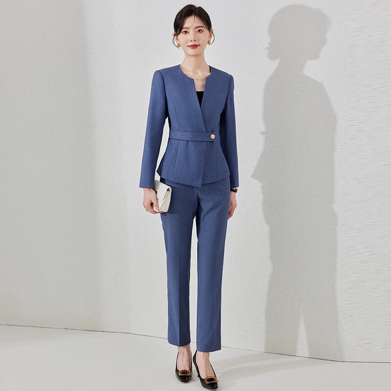 

KaserYe Women s V-Neck Office Suit Set 4XL